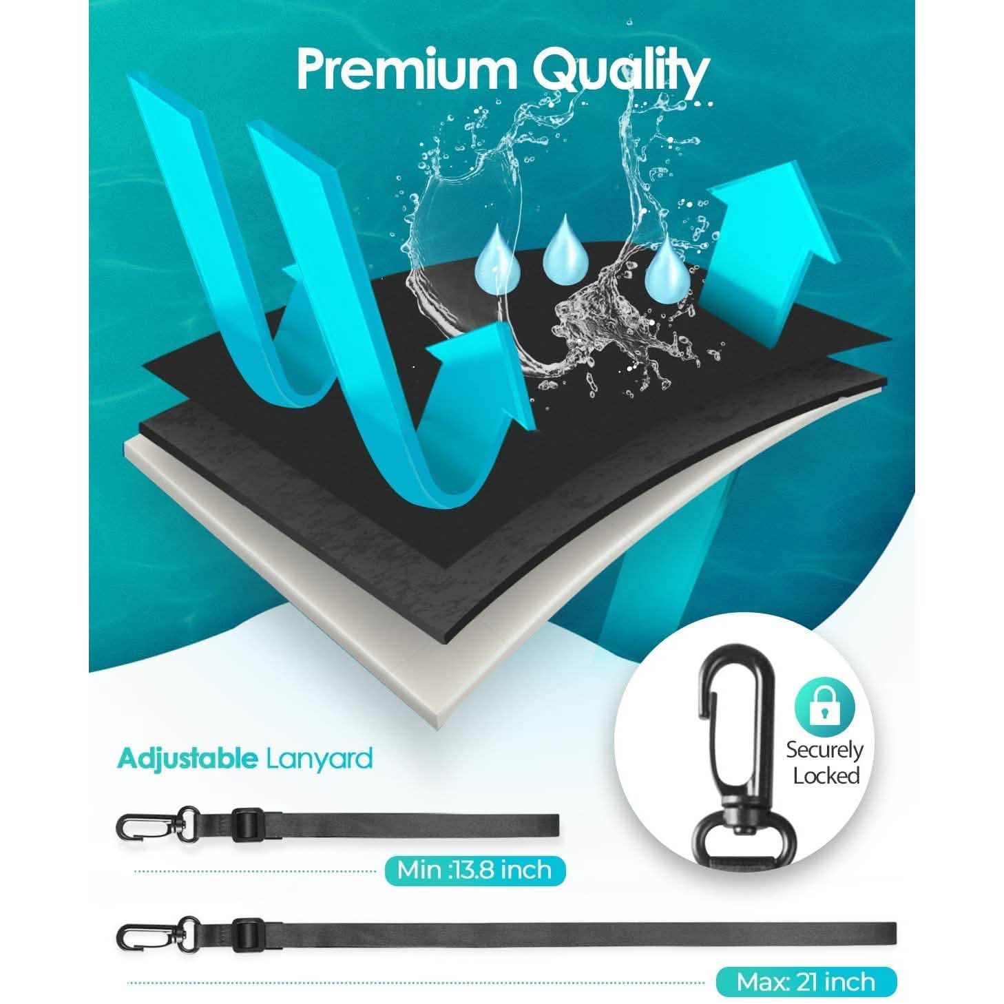 2-Pack: Universal Mobile Phone Waterproof Case - Image 5