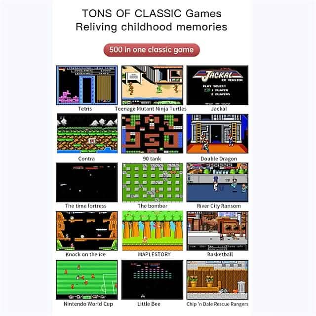 500 Games Mini Handheld Retro Portable Video Game Console - Image 10