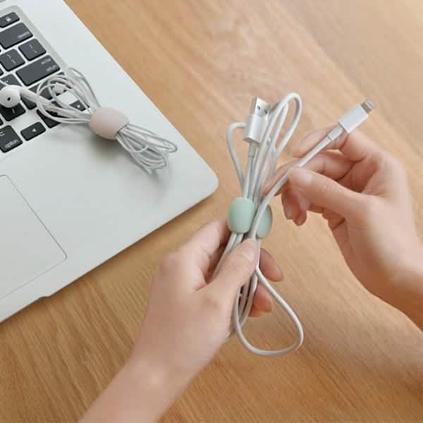 8-Piece: Portable Reusable Cable Clips Organizer - Image 5