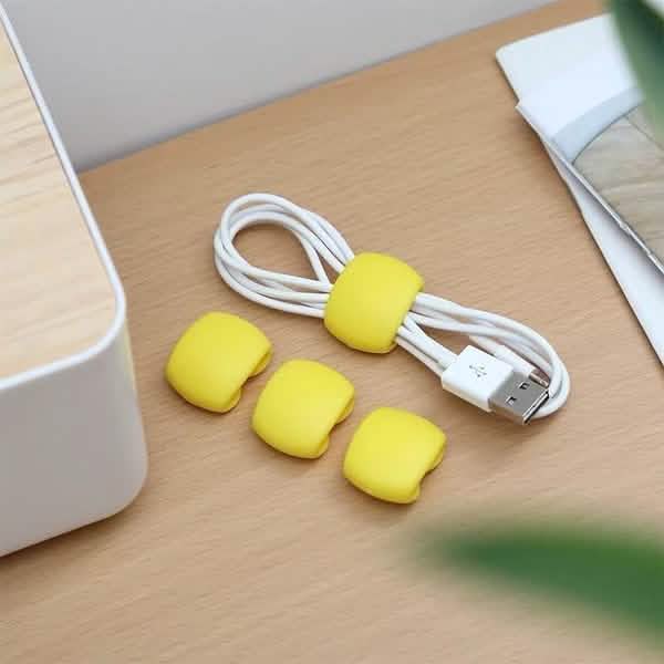 8-Piece: Portable Reusable Cable Clips Organizer - Image 7