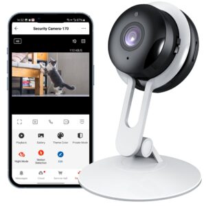 3MP Wireless Smart AI Home Security Camera – Two-Way Audio, Motion Detection, Night Vision