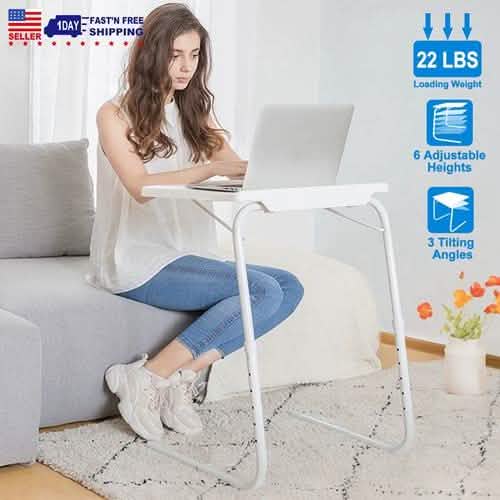 Foldable Tray Table Portable Sofa - Image 7