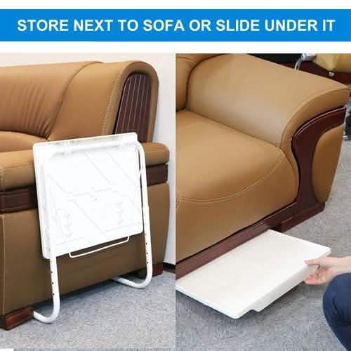 Foldable Tray Table Portable Sofa - Image 3