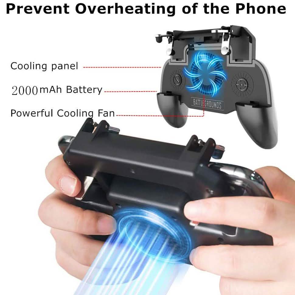 Gaming Grip with Portable Charger Cooling Fan - Image 5