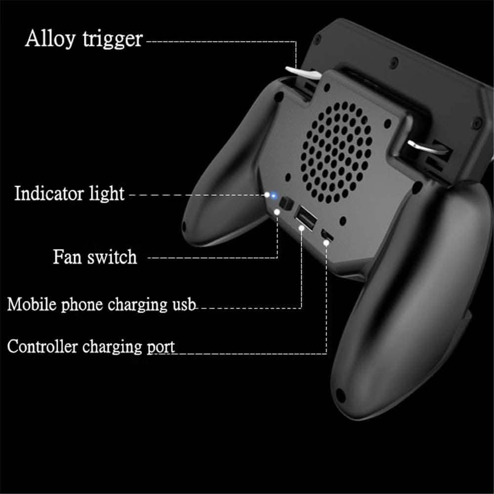 Gaming Grip with Portable Charger Cooling Fan - Image 2