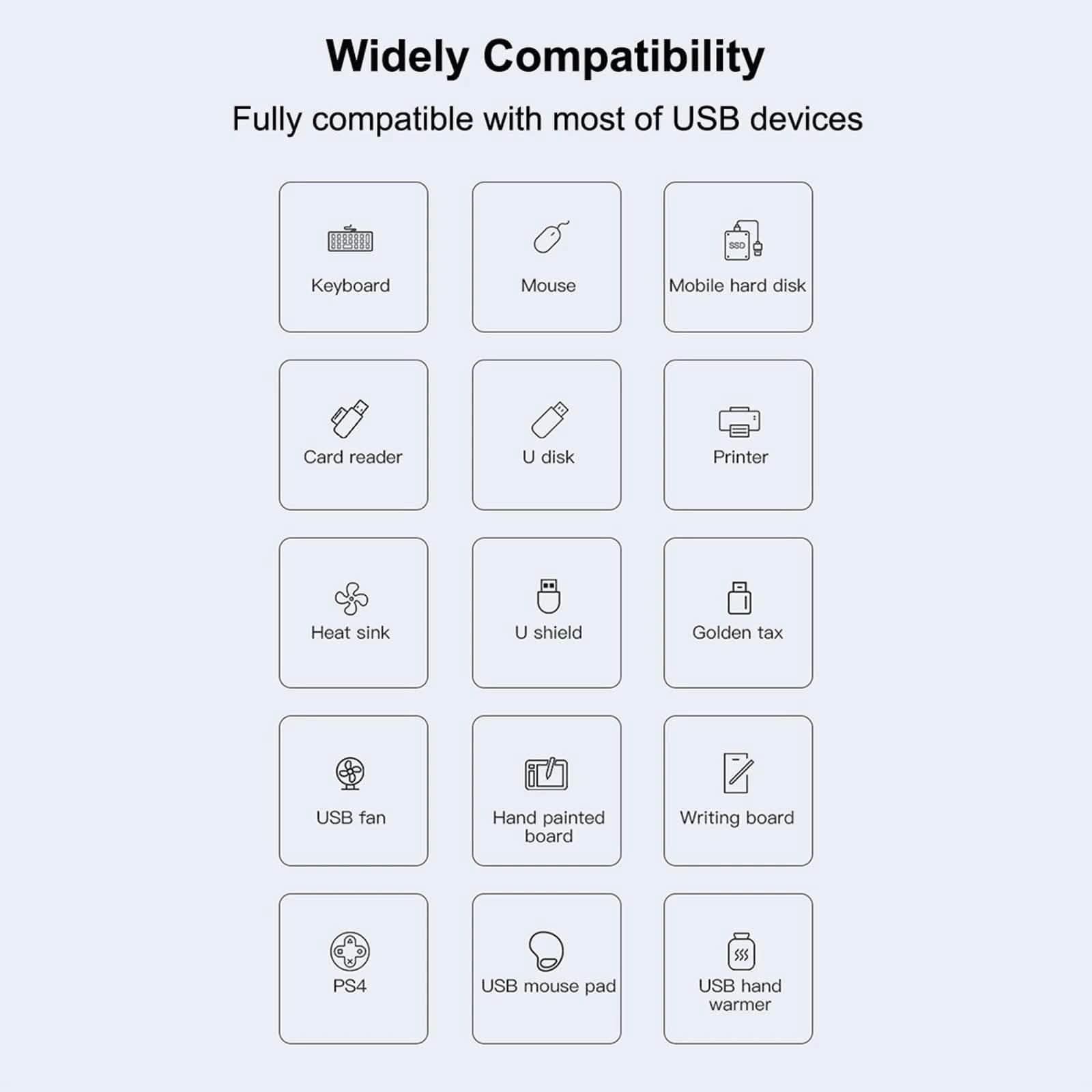 T304 4-in-1 Hub Type C to USB3.0*4 Intelligent USB Hub Multi-Port Adapter - Image 7