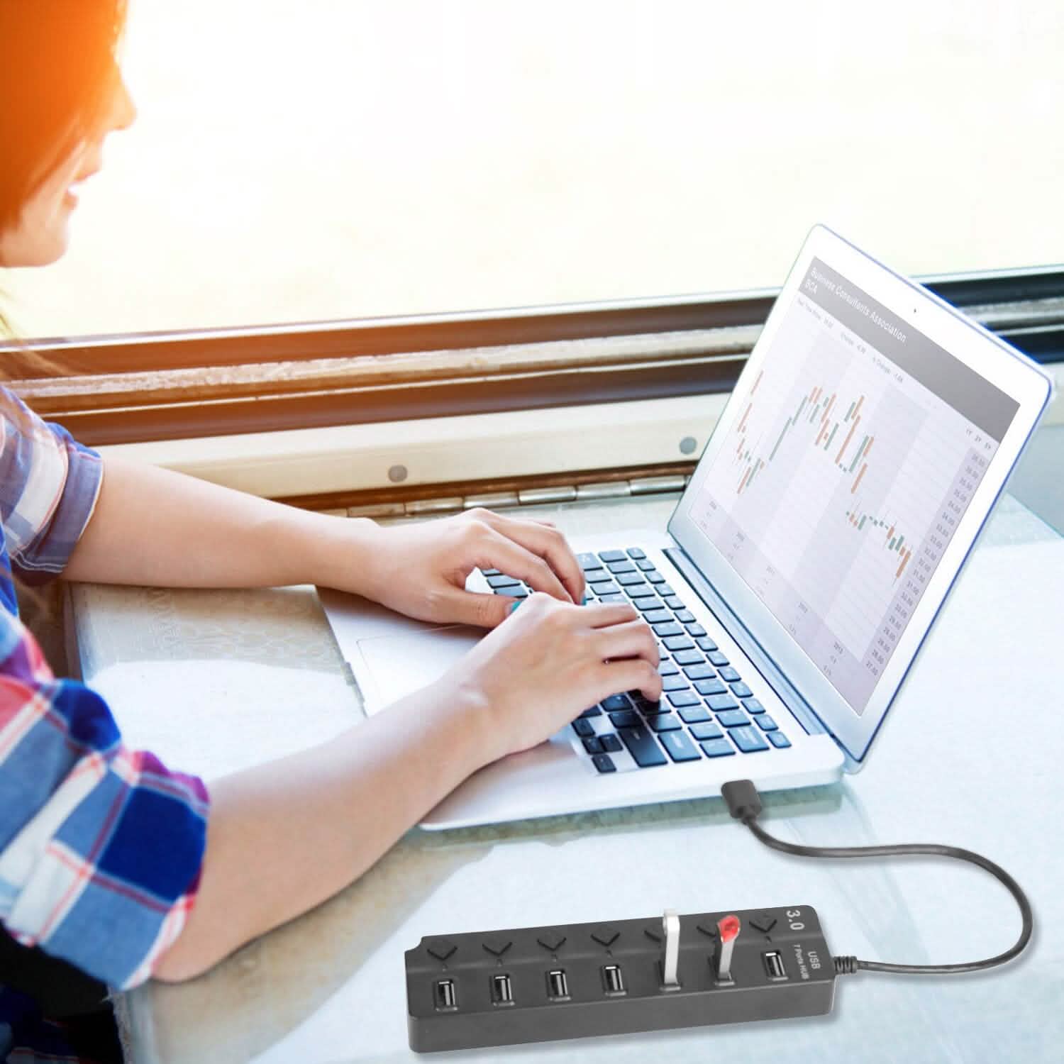 USB 3.0 HUB 7 Ports High Speed 5Gbps USB Splitter - Image 11