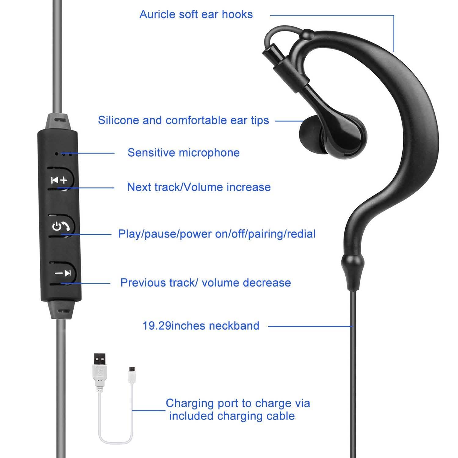 Wireless Headsets v4.1 Sport In-Ear Stereo Headphones - Image 10