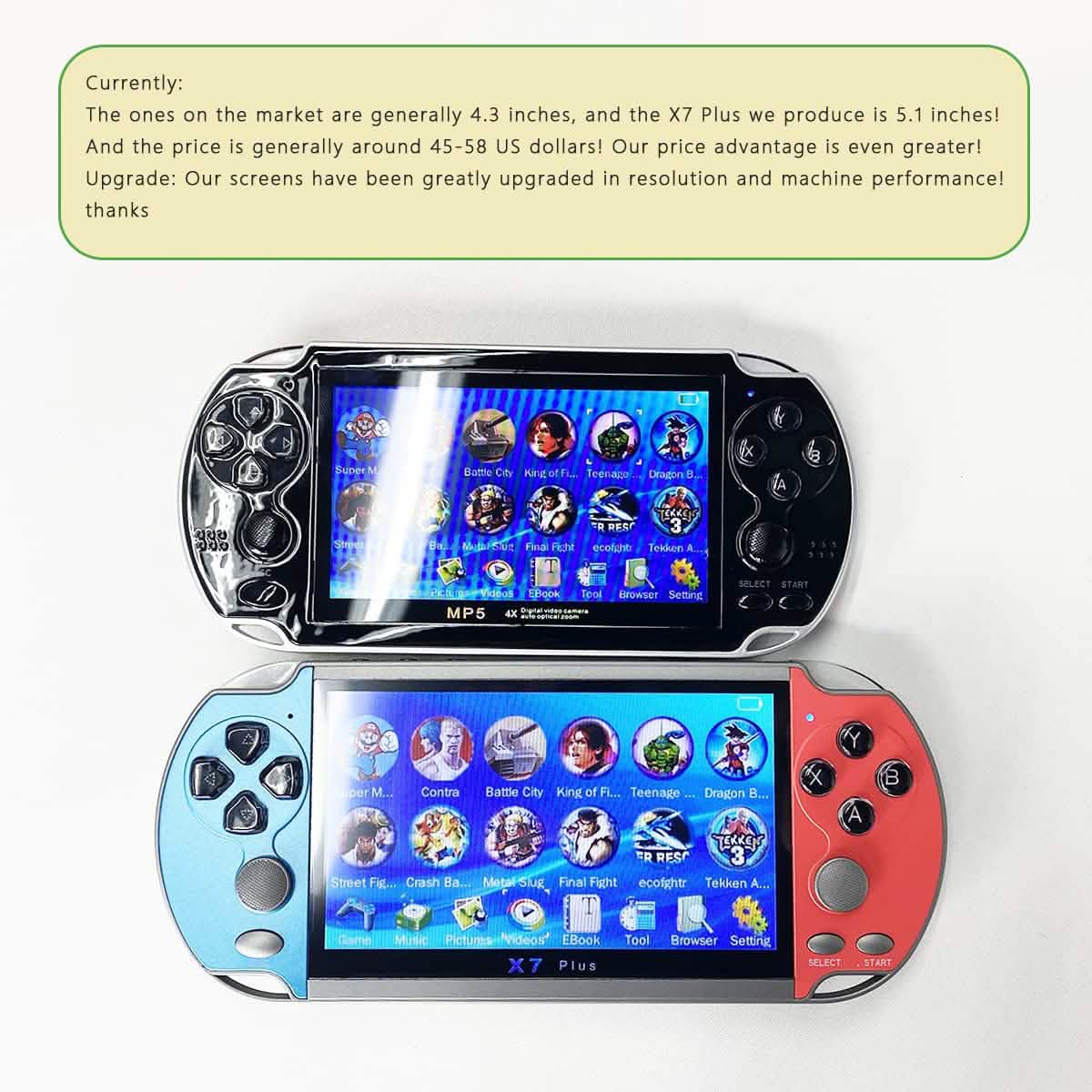 X7Plus Dual Joystick Portable Handheld Game Console - Image 7